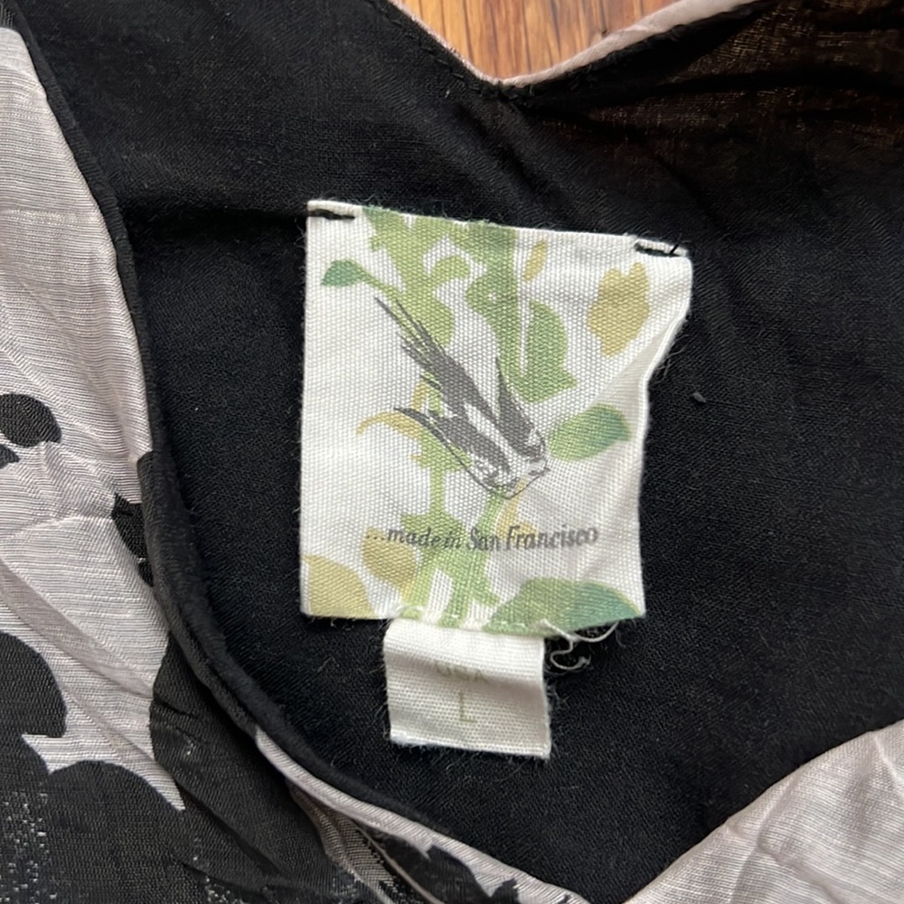 Anthropologie Sleeveless Top Flower Print L - Picture 6 of 8